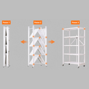 MaxOrganize™ Estantería Multifuncional Plegable