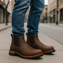 Kit Bota El Patrón en Cuero Legítimo + 3 Regalos [Sombrero de Cuero + Cinturón + Billetera]